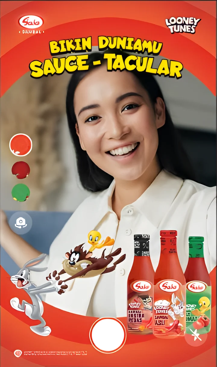 Sasa Sambal × Looney Tunes: Sauce-tacular: a Looney Tunes photo filter