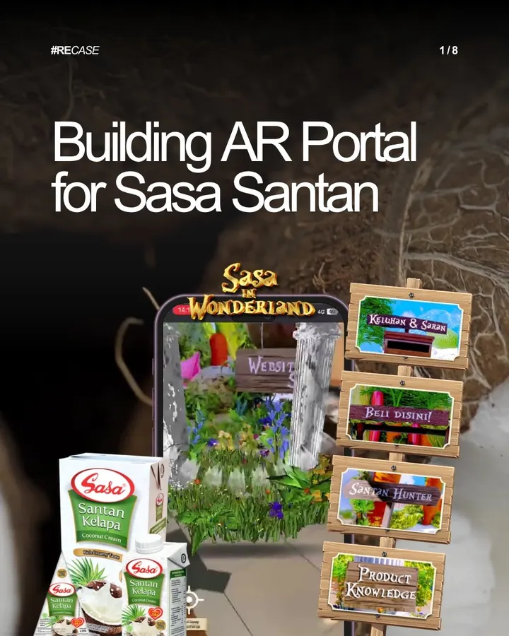 Sasa Santan: AR portal: Sasa in Wonderland