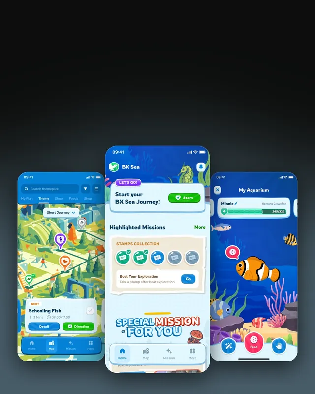 BXSea: A location-based oceanarium app