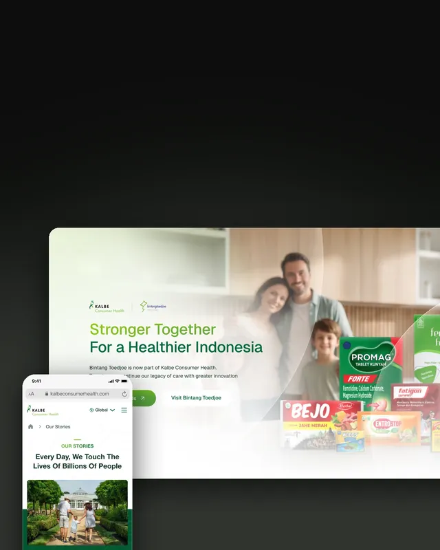 Kalbe Consumer Health: One website for nine countries