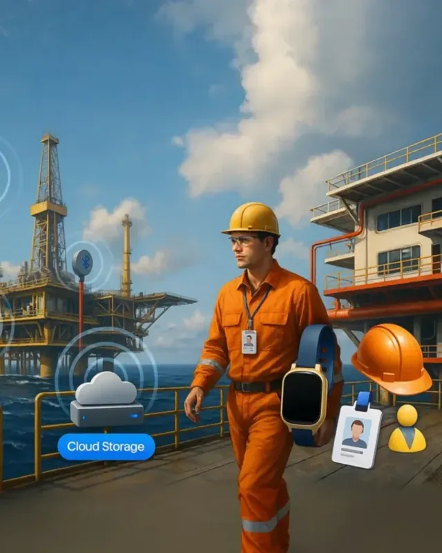Offshore operations: Offshore safety with BLE